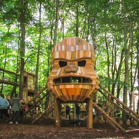 Sfeervolle Chalet Op De Veluwe In Hoenderloo Hotel Kültér fotó